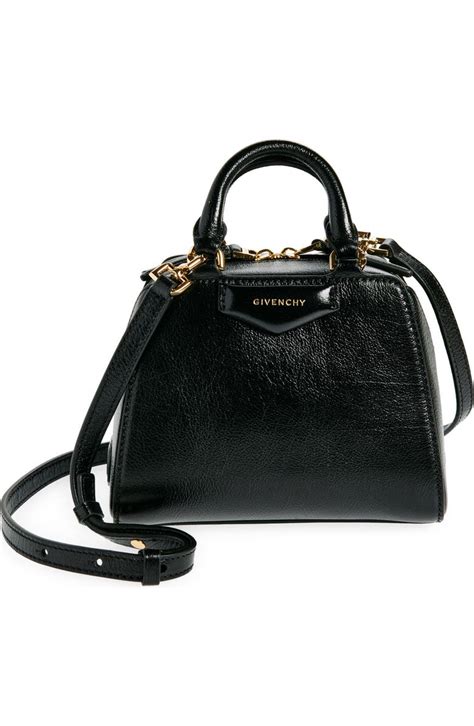 Givenchy Nano Antigona Cube Leather Crossbody Bag 